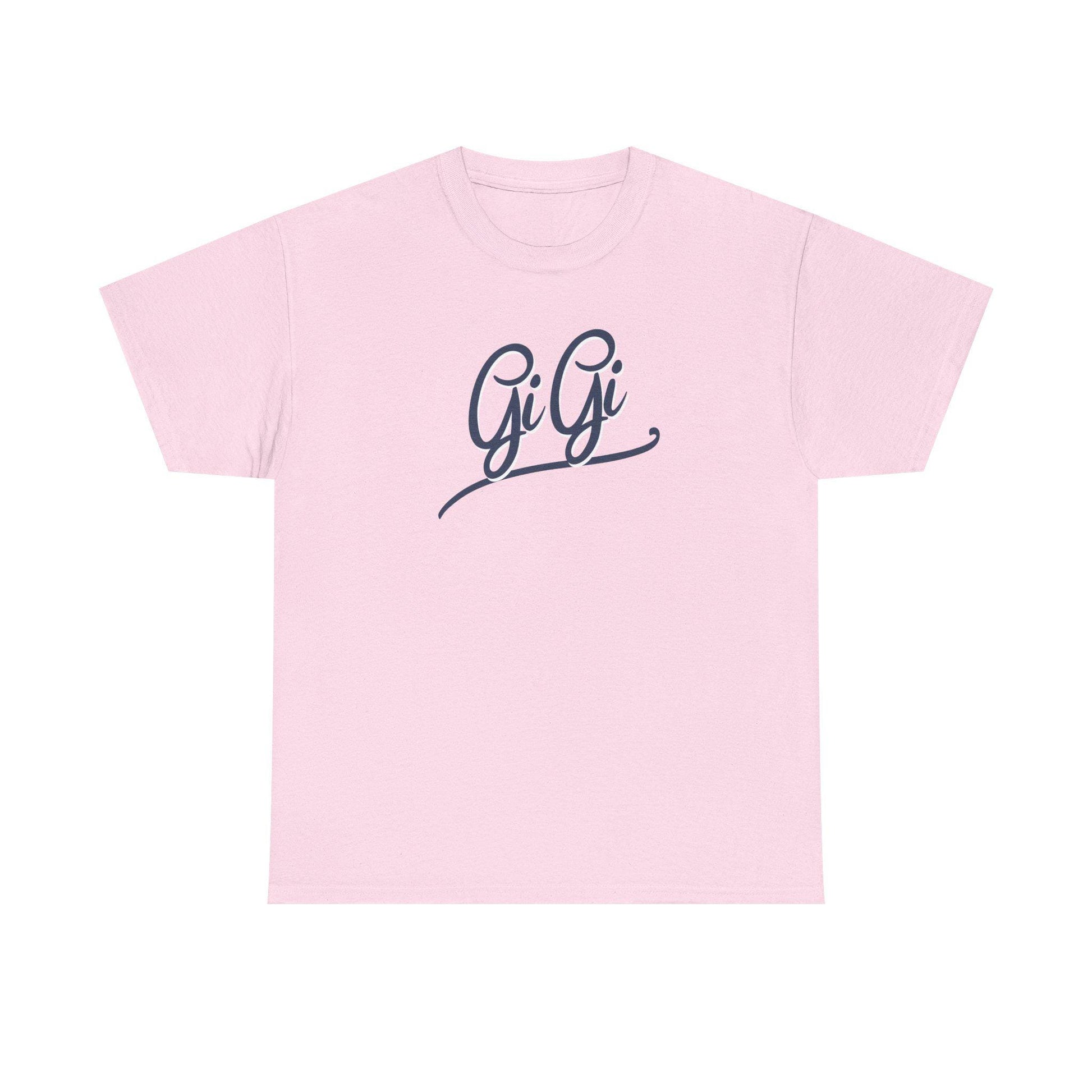 Gi Gi Unisex Heavy Cotton Tee - Casual Comfort, Gift for Friends, Family Reunion, Birthday, Everyday Wear, Comfortable Graphic Tee, Family