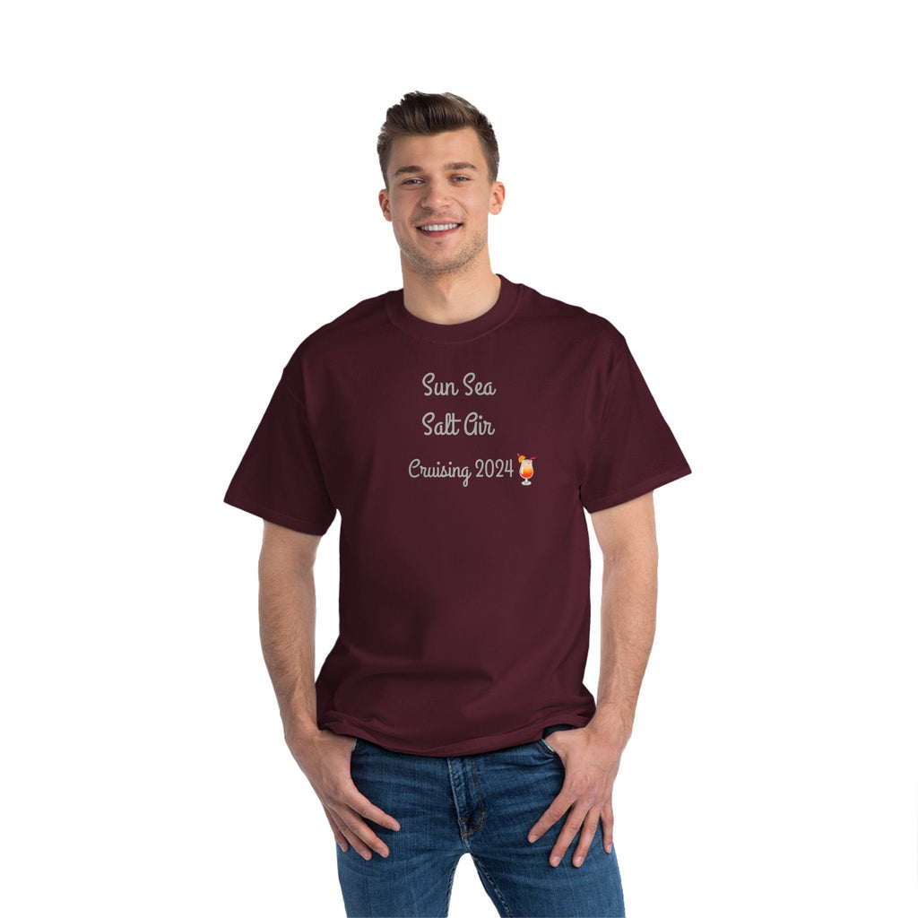 cruise T-Shirt Sun Sea Salt Air Cruising 2024 Beefy-T® Short-Sleeve T-Shirt
