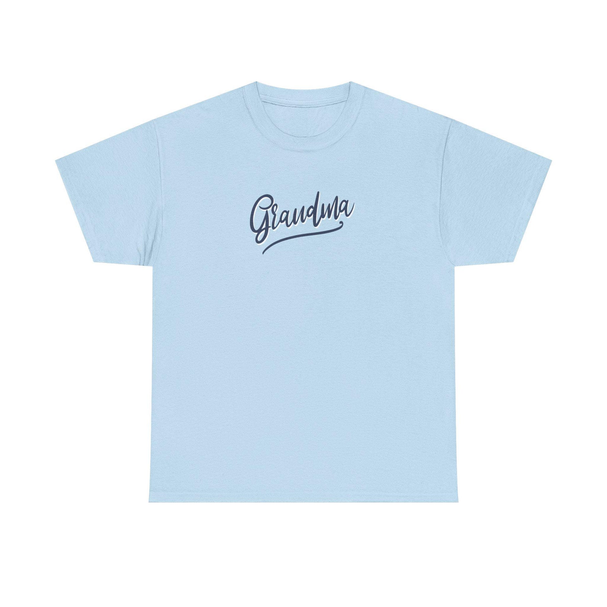 Grandma Unisex Heavy Cotton Tee, Gift for Grandma, Mother's Day Gift, Family Reunion Shirt, Comfortable Everyday Wear