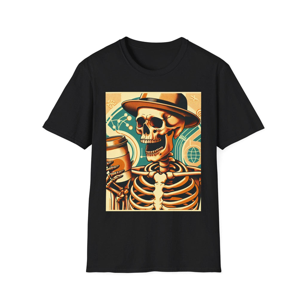 Fun spooky and scary Halloween t-shirt coffee to go