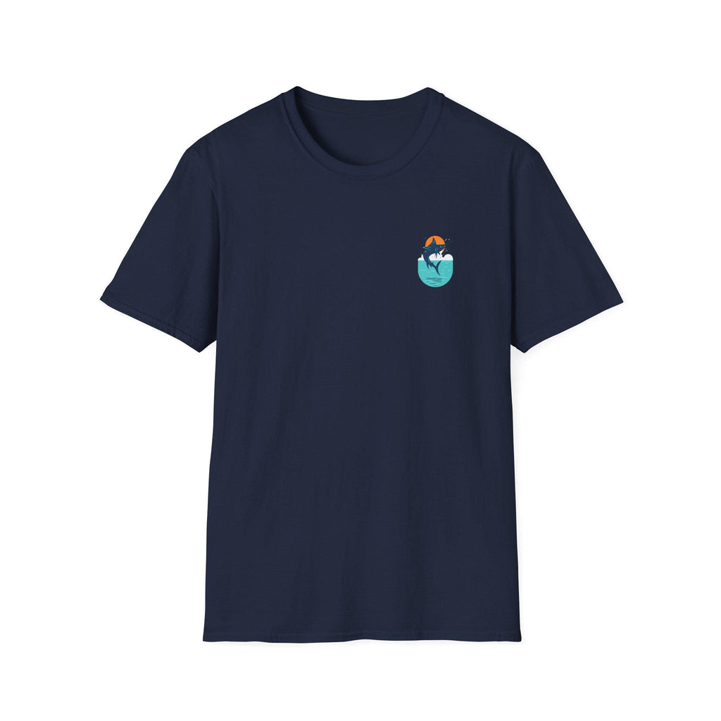Fishing Adventure Unisex Softstyle T-Shirt - Great for Anglers, Beach Days, Summer Vibes, Gifts for Him/Her, Ocean Enthusiasts, Fishing