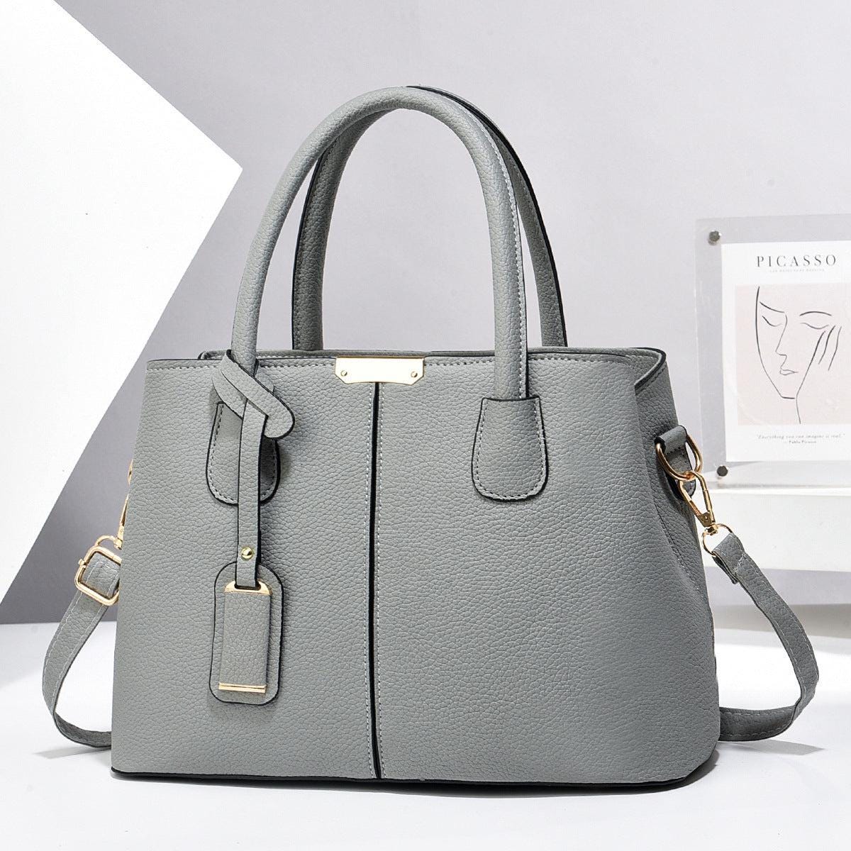 Crossbody Bags Leather Handbags Ladies Large Capacity Tote Bag Female Square Shoulder Bags New Fashion Crossbody Bags