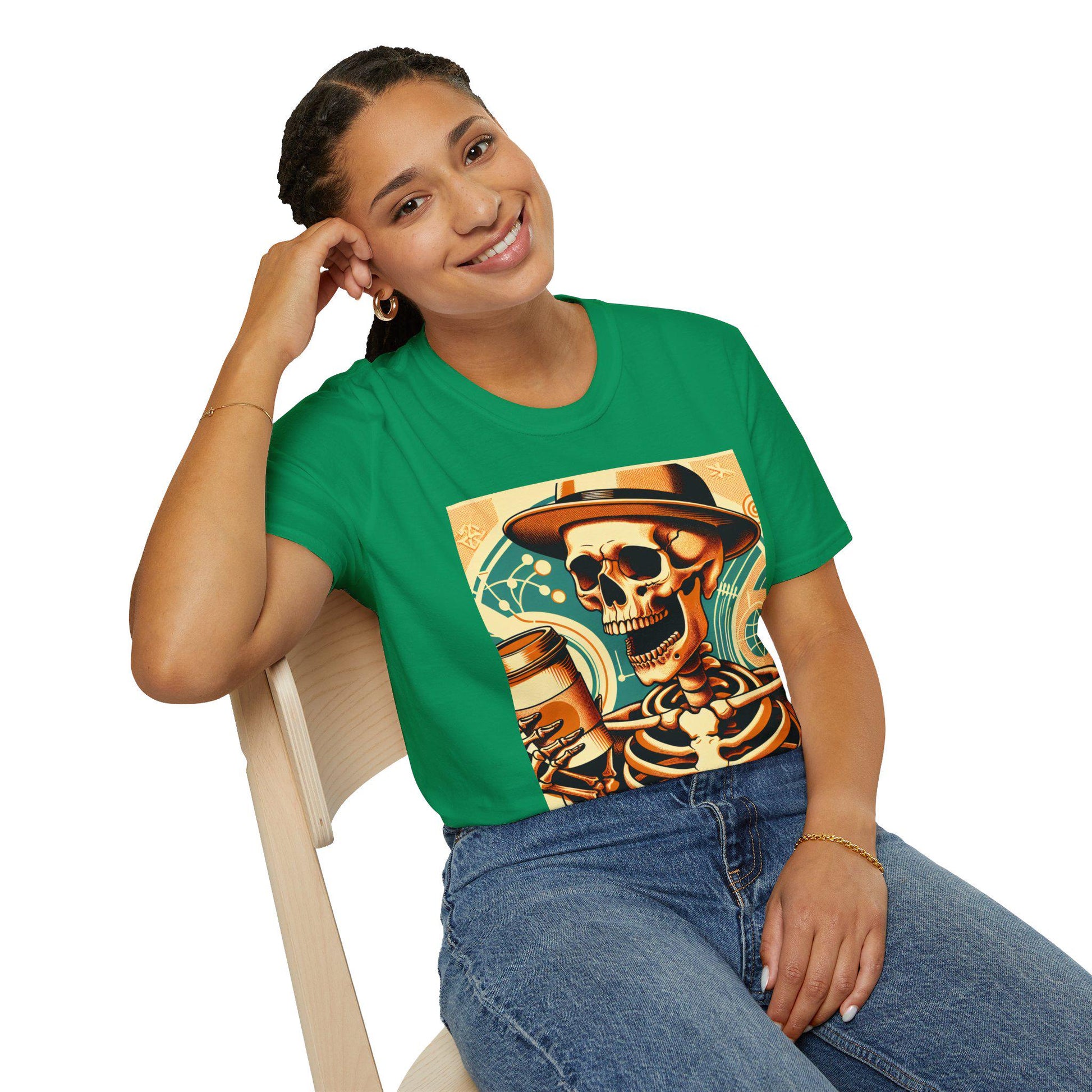 Fun spooky and scary Halloween t-shirt coffee to go