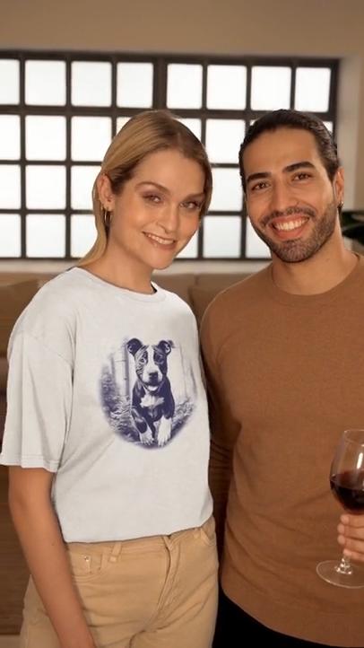 Adorable Puppy Graphic T-Shirt, Cute Dog Lover Shirt, Pet Adoption Tee, Animal Rescue Gift, Unisex Softstyle Top - Cute Dog Shirt, Puppy