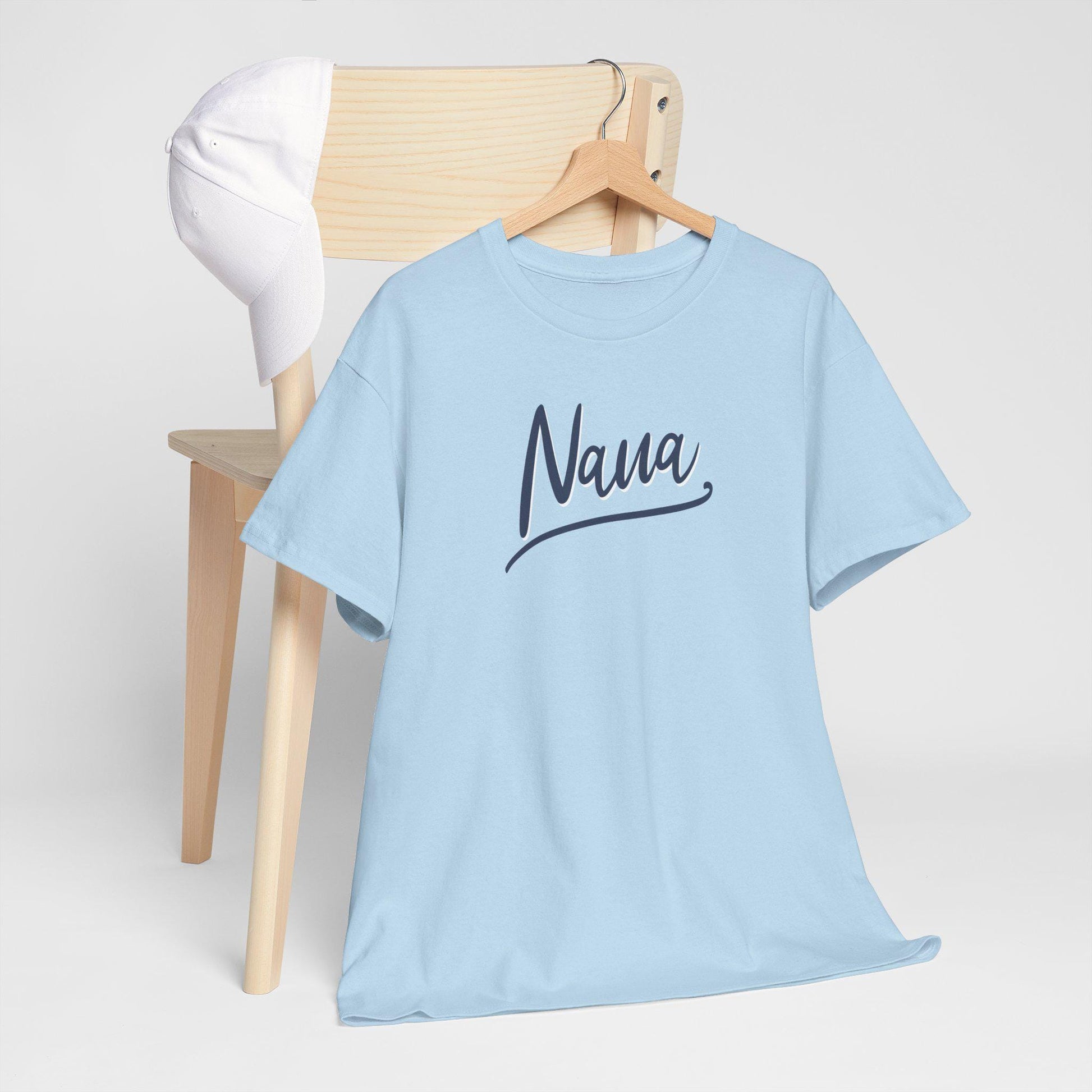 Nana Unisex Heavy Cotton Tee, Gift for Grandma, Comfortable Casual Shirt, Mother's Day Gift, Family Gatherings