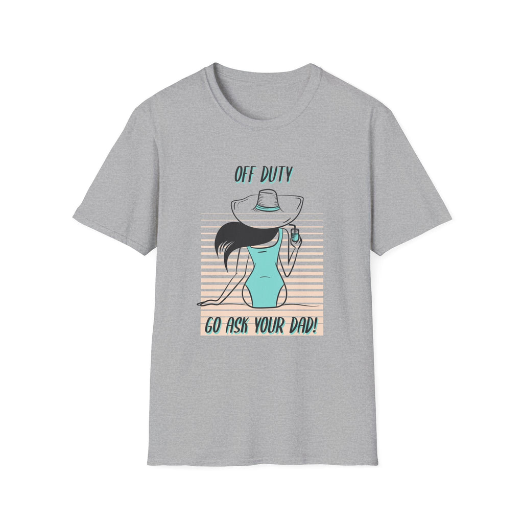 Woman off duty vacation T-Shirt