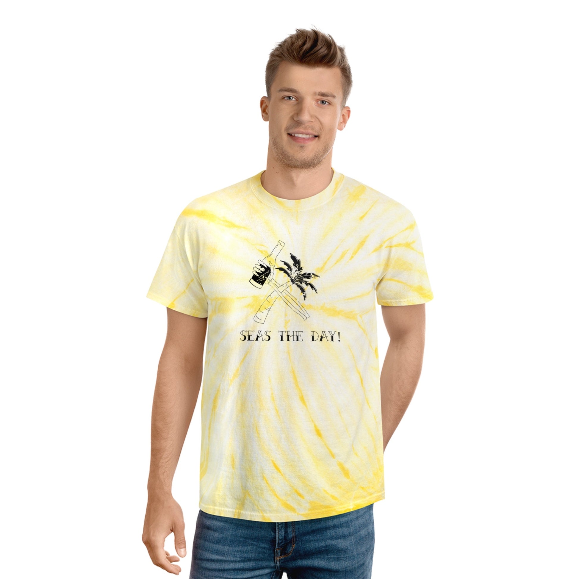 Tie Dye Seas the Day! Tie-Dye Tee cruise t-shirt beach t-shirt