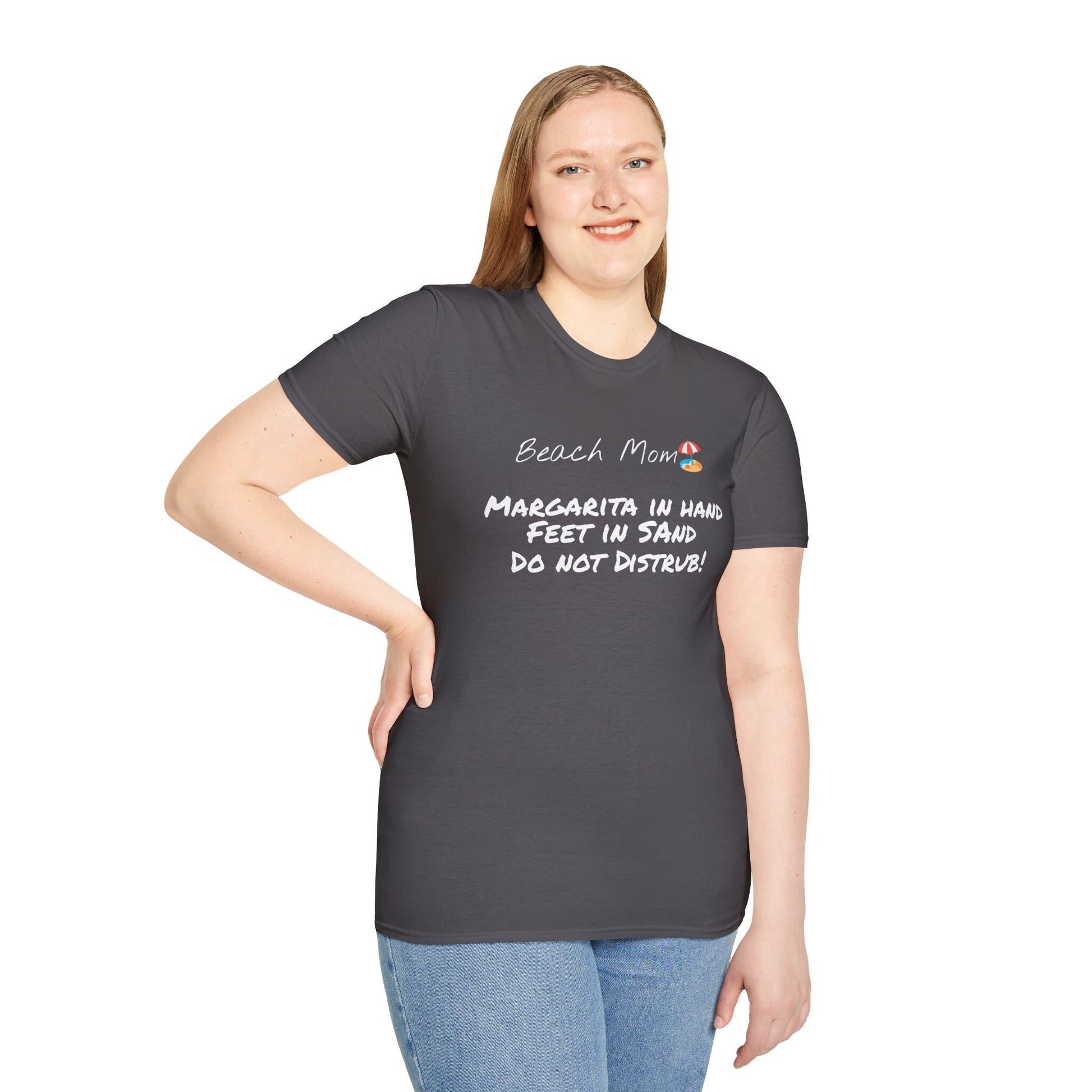 Beach Mom with Margarita Do Not Disturb! Funny shirt Mom life Beach vibes Vacation mode summer fun Family vacation Mother's gift