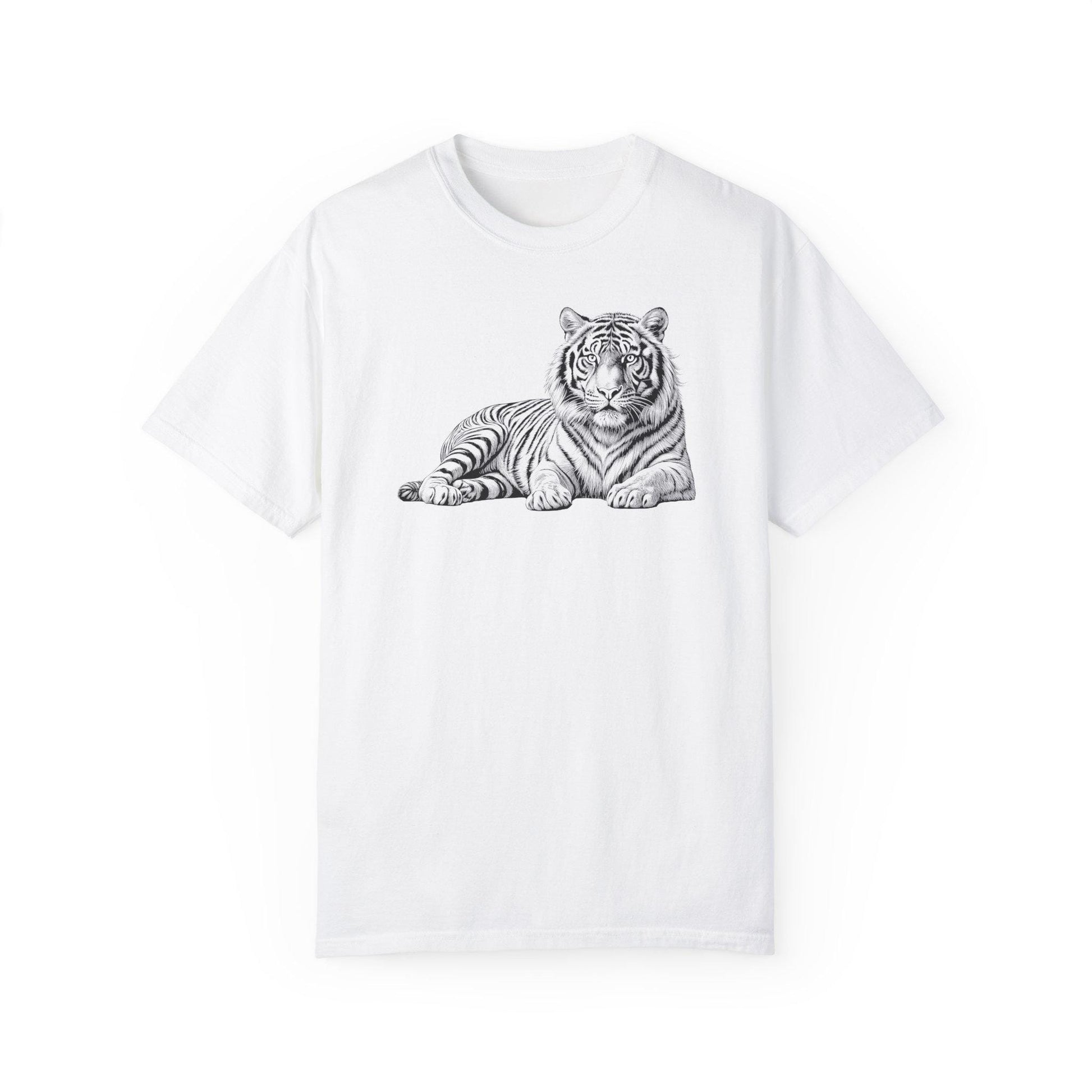 Tiger Graphic Unisex T-Shirt | Animal Lover Tee, Casual Wear, Wildlife Shirt, Gift for Nature Lovers, Comfort Fit