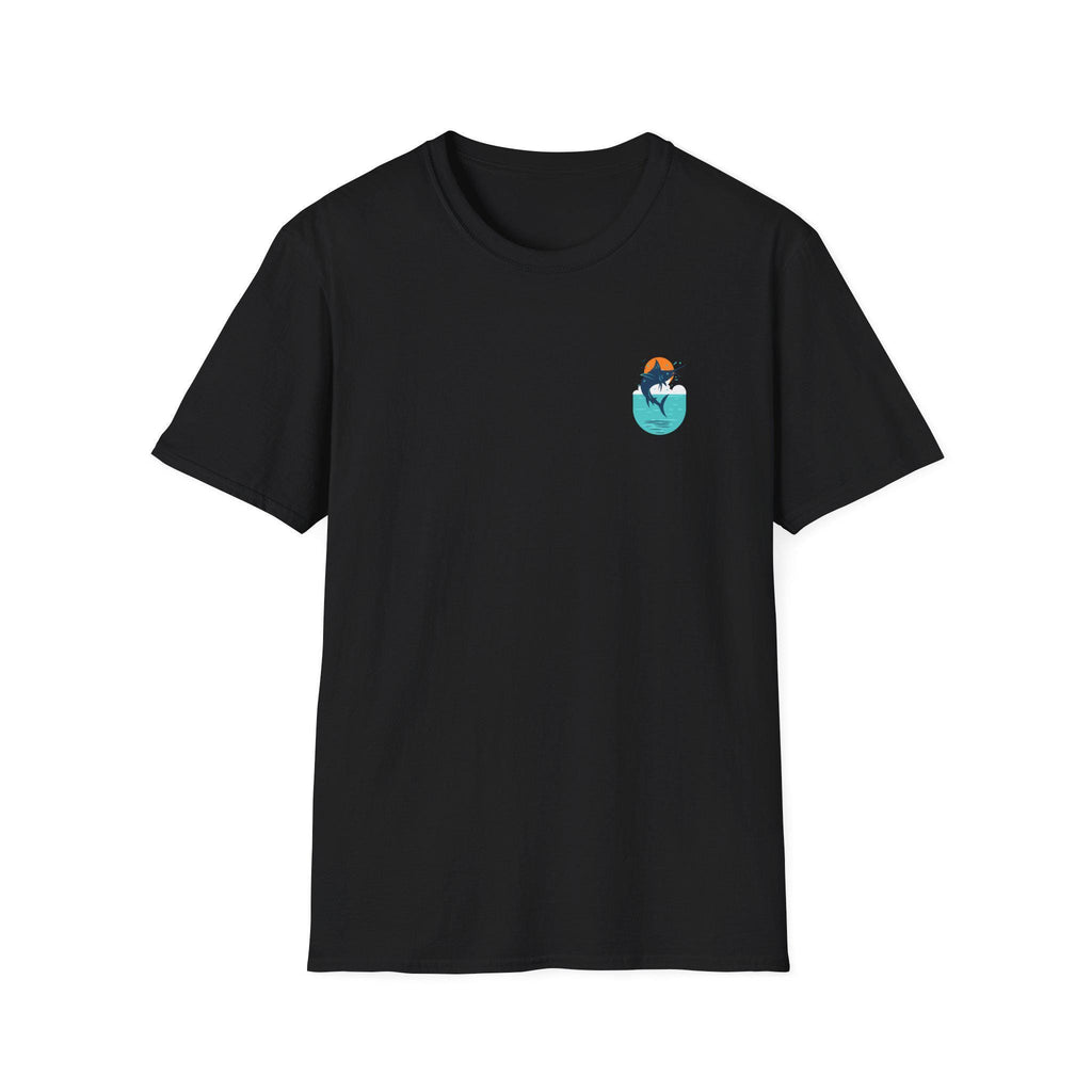 Fishing Adventure Unisex Softstyle T-Shirt - Great for Anglers, Beach Days, Summer Vibes, Gifts for Him/Her, Ocean Enthusiasts, Fishing