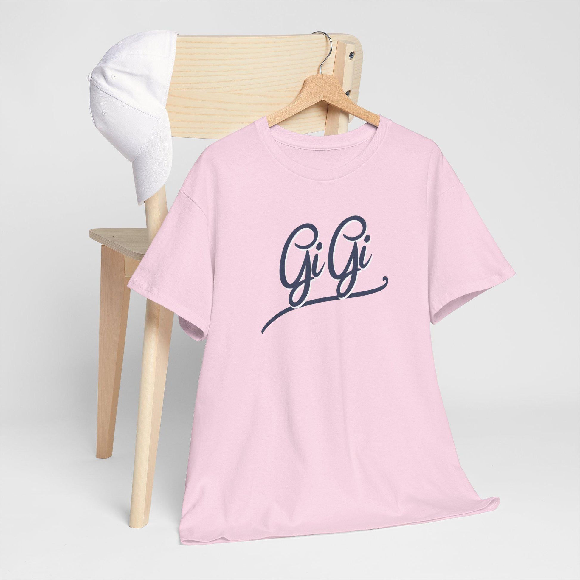 Gi Gi Unisex Heavy Cotton Tee - Casual Comfort, Gift for Friends, Family Reunion, Birthday, Everyday Wear, Comfortable Graphic Tee, Family