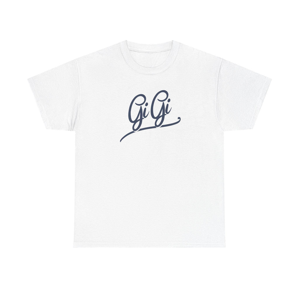 Gi Gi Unisex Heavy Cotton Tee - Casual Comfort, Gift for Friends, Family Reunion, Birthday, Everyday Wear, Comfortable Graphic Tee, Family
