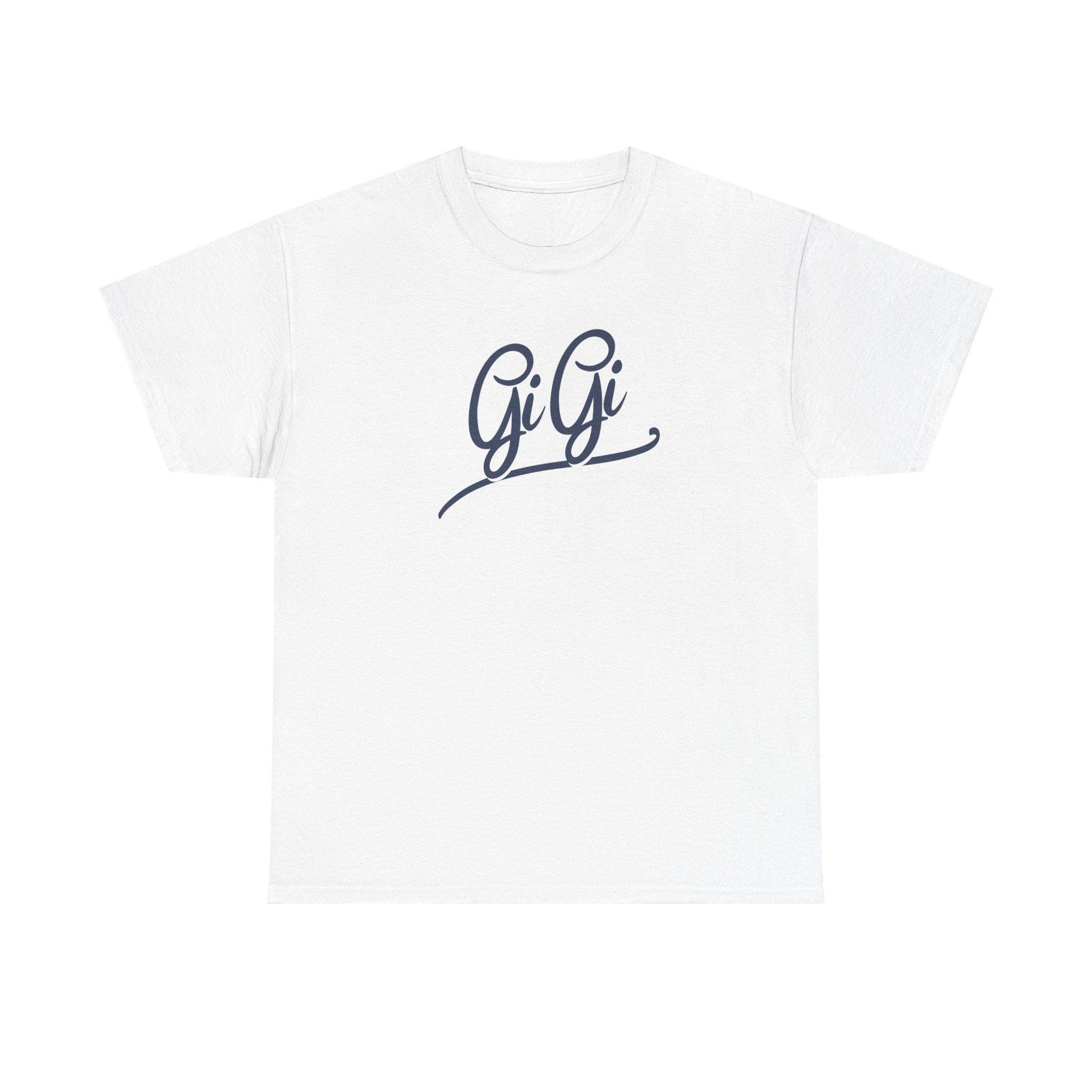 Gi Gi Unisex Heavy Cotton Tee - Casual Comfort, Gift for Friends, Family Reunion, Birthday, Everyday Wear, Comfortable Graphic Tee, Family