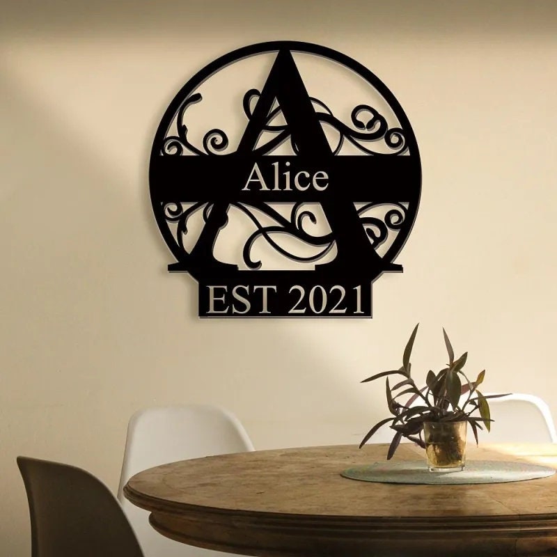 Custom Family Name Decor Last Name Sign Best Wedding, new Baby or Anniversary Gift for Your Loved Ones or Friends