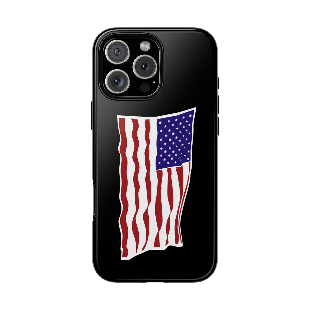 American Flag iPhone Case, Tough Cases, Patriotic Gift, USA Pride, Independence Day, Veteran's Day, Custom Phone Cover