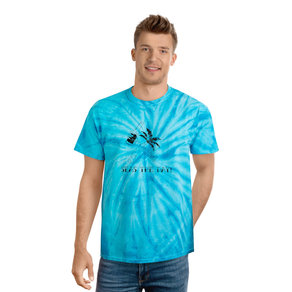 Tie Dye Seas the Day! Tie-Dye Tee cruise t-shirt beach t-shirt