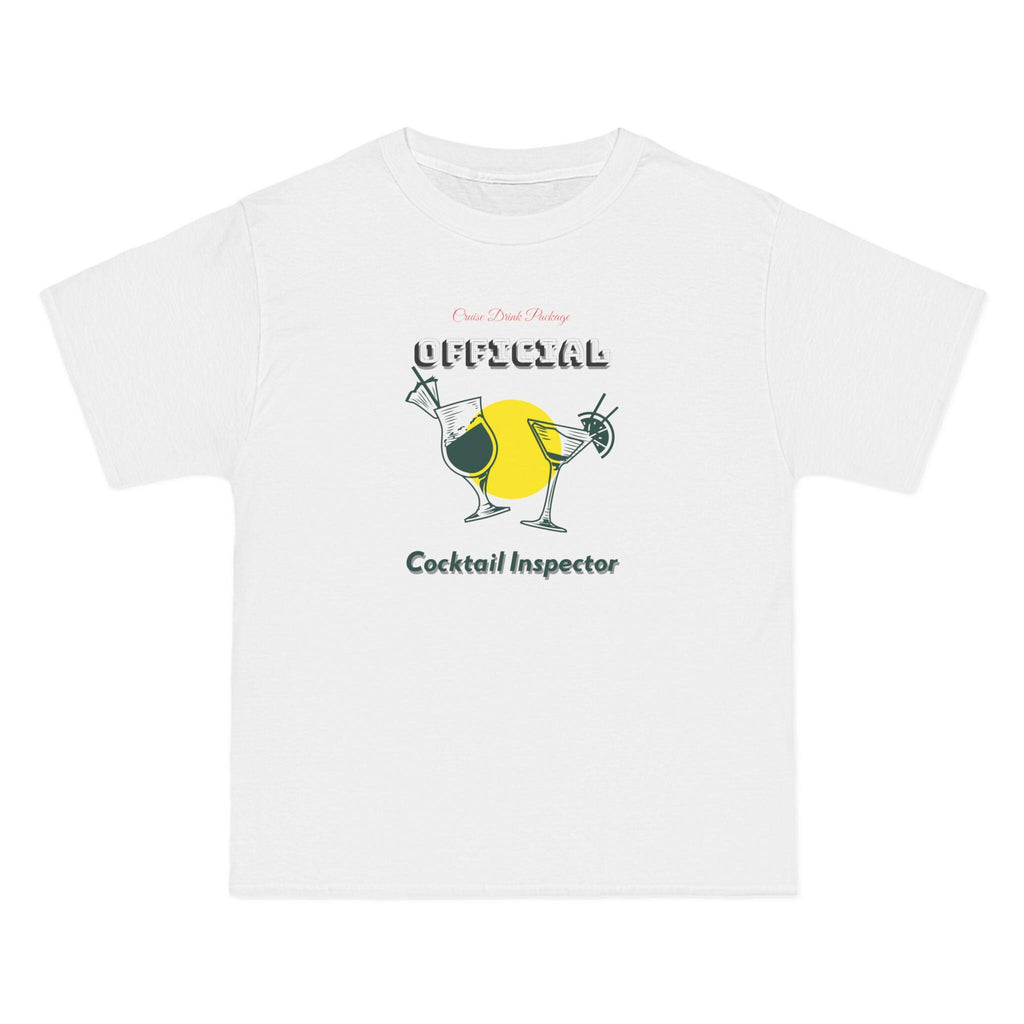 Cruise Drink Package Official Cocktail Inspector T-Shirt, Funny Tee for Party and Cruise Lovers, Great for Birthdays, Cruisers, Gift Idea -