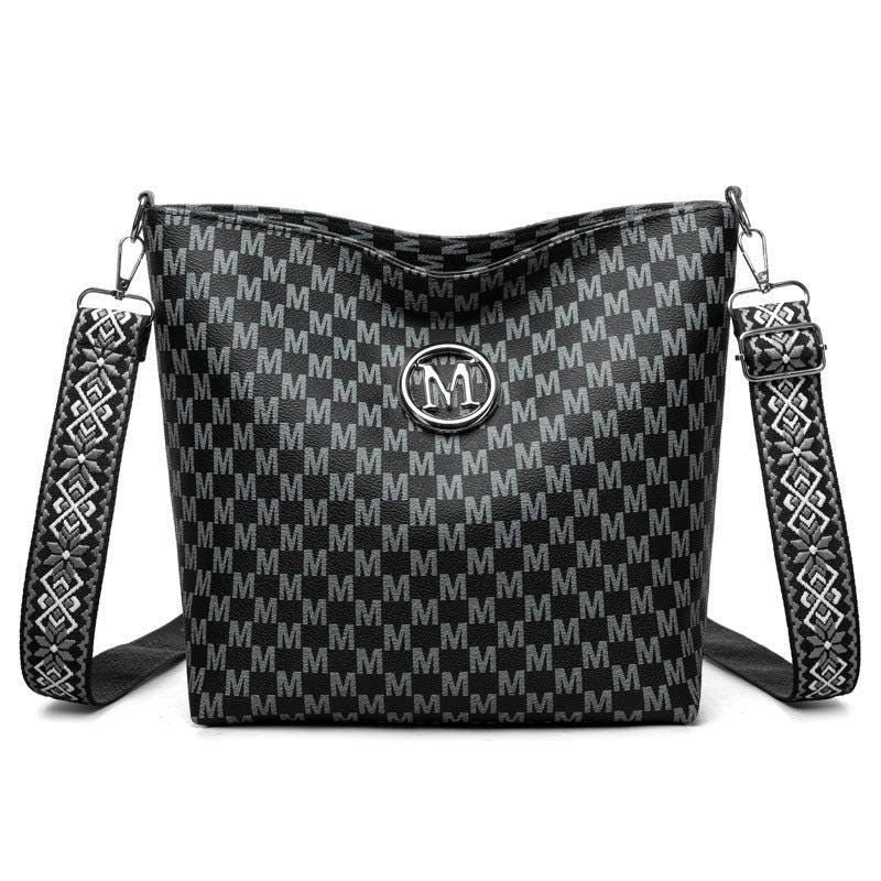 Crossbody or Shoulder Bag Soft Leather Retro Fashion Soft Leather Shoulder Bag