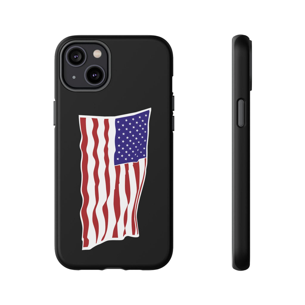 American Flag iPhone Case, Tough Cases, Patriotic Gift, USA Pride, Independence Day, Veteran's Day, Custom Phone Cover