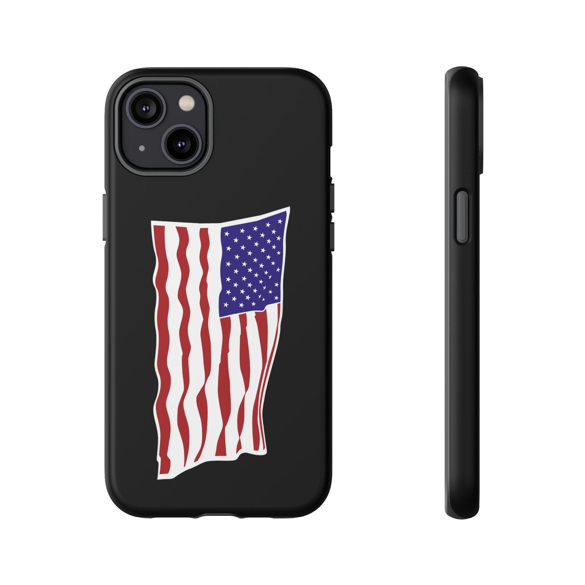 American Flag iPhone Case, Tough Cases, Patriotic Gift, USA Pride, Independence Day, Veteran's Day, Custom Phone Cover