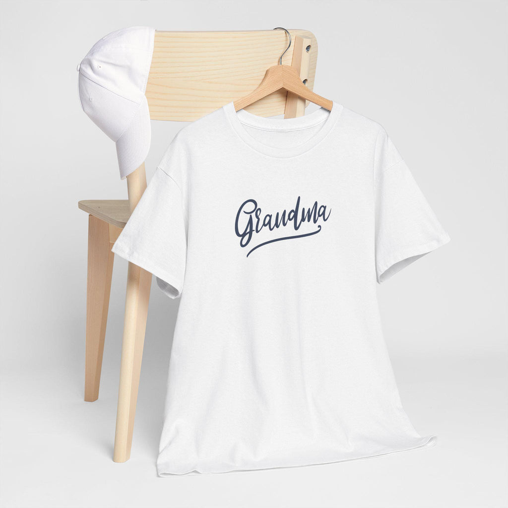 Grandma Unisex Heavy Cotton Tee, Gift for Grandma, Mother's Day Gift, Family Reunion Shirt, Comfortable Everyday Wear