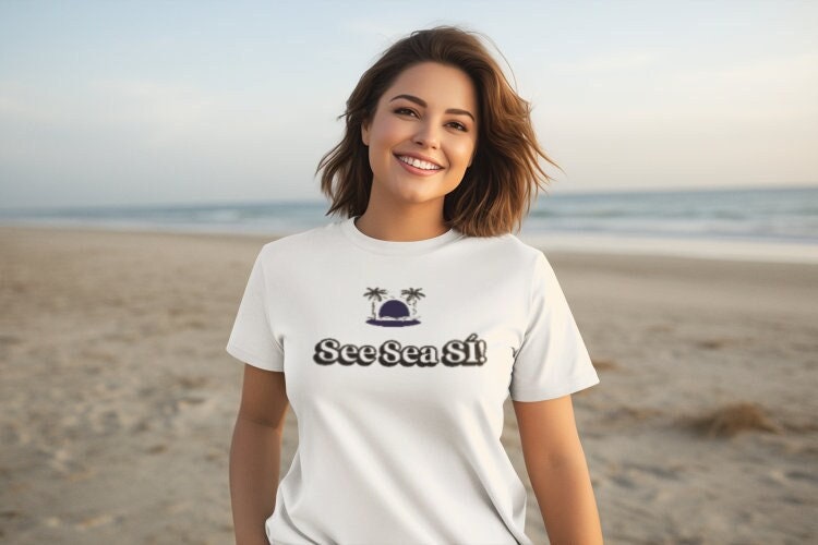 Sea See Si! Beach Cruise and Ocean Tee Shirt