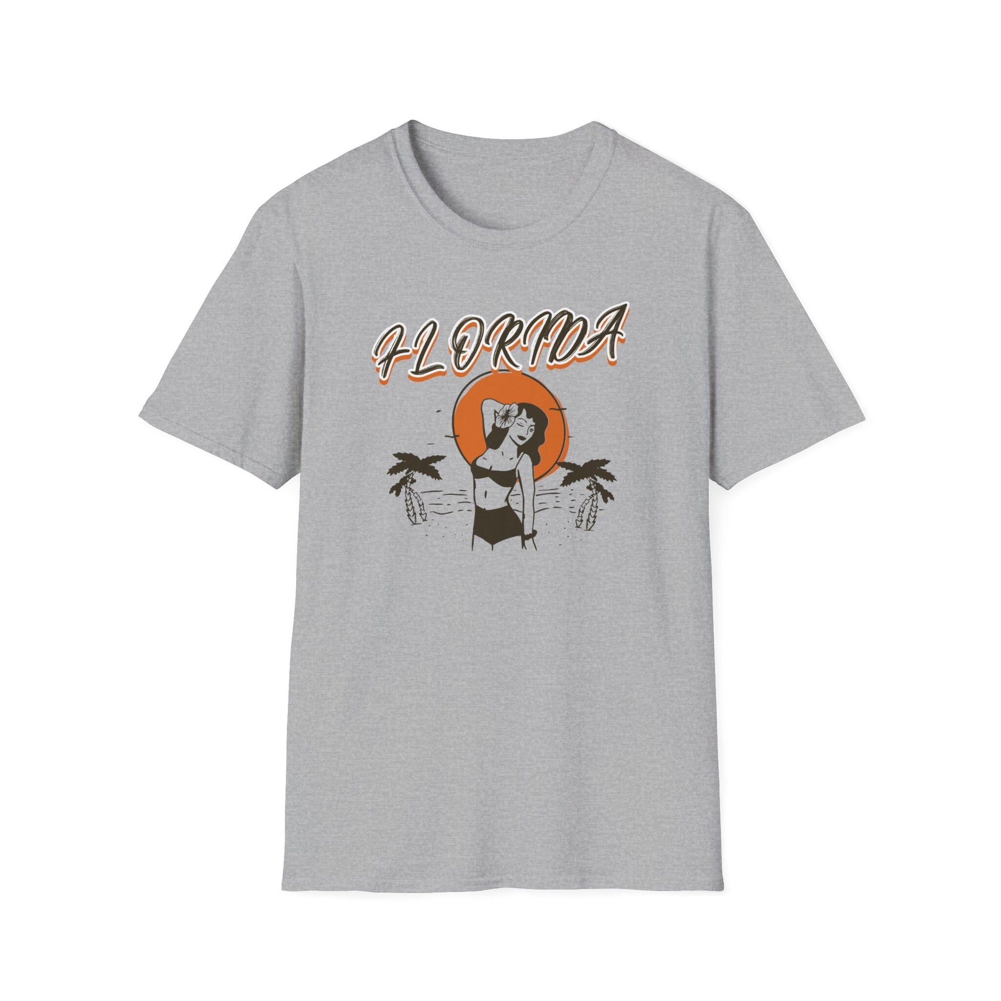 Women Retro Florida T-Shirt fun summer wear