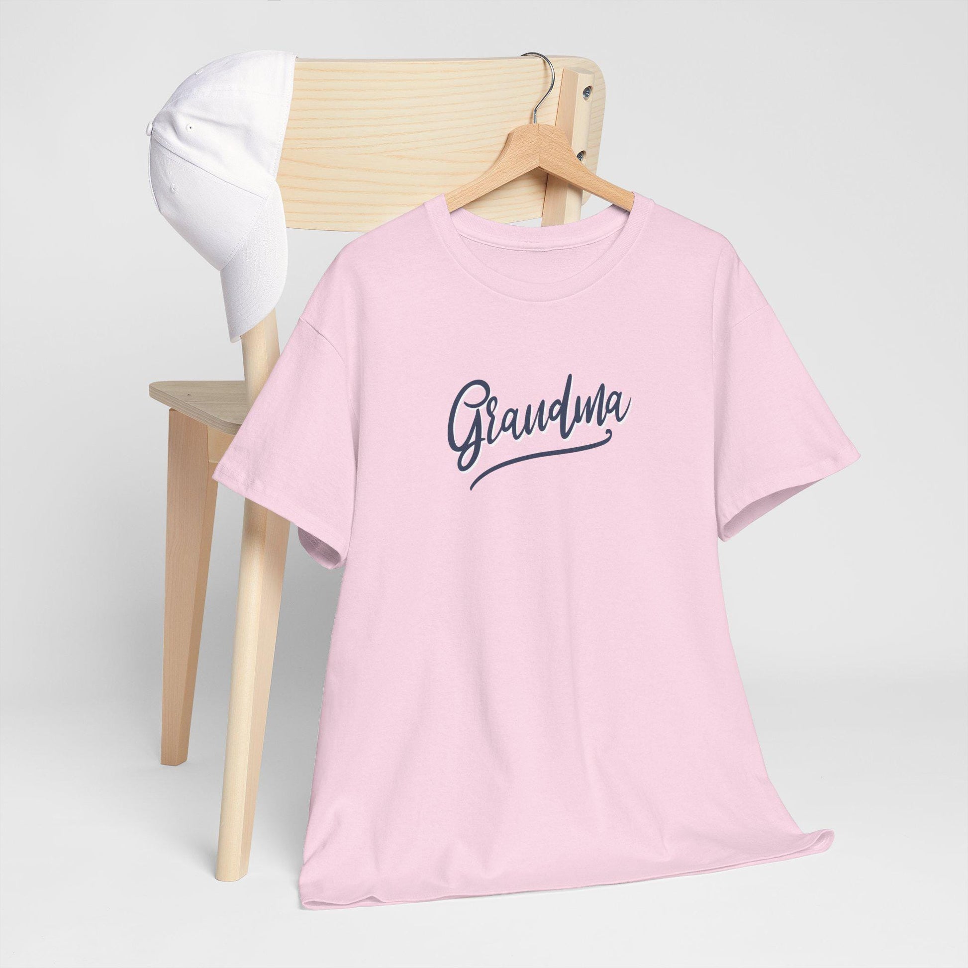 Grandma Unisex Heavy Cotton Tee, Gift for Grandma, Mother's Day Gift, Family Reunion Shirt, Comfortable Everyday Wear