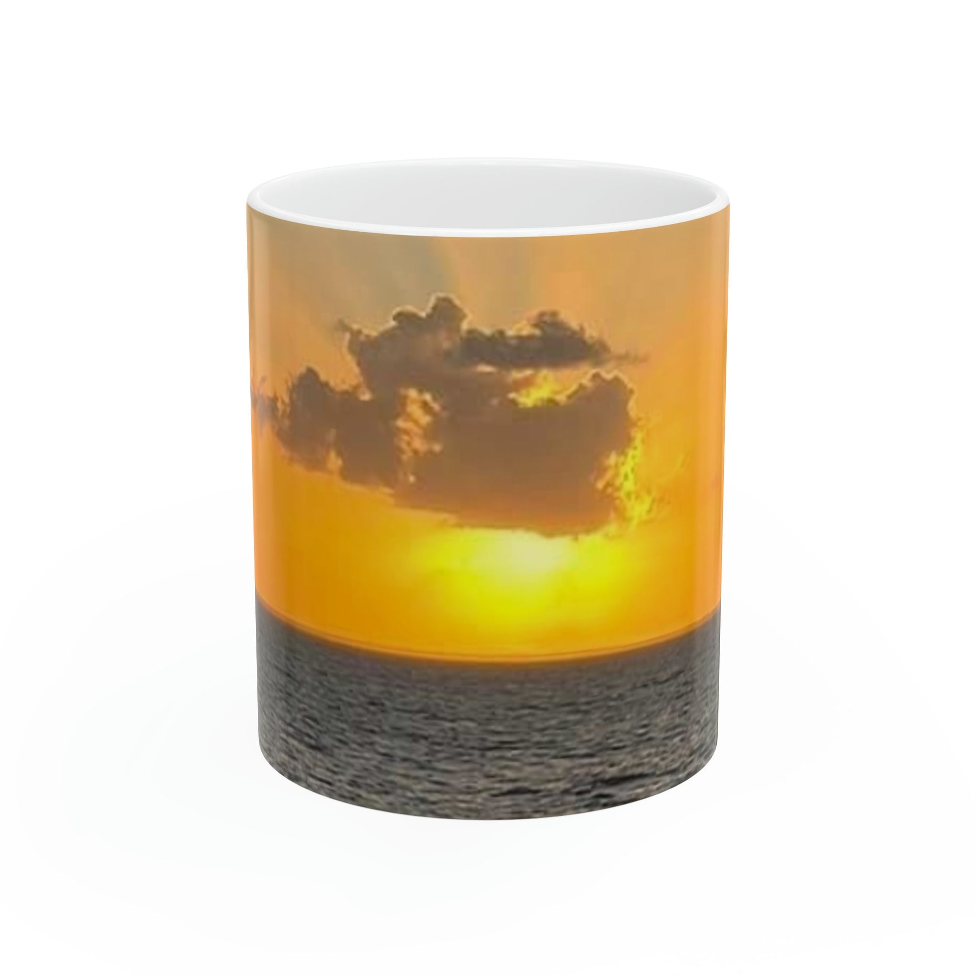 Sunrise on the Ocean Ceramic Coffee Mug great gift for cruise/ocean and nature lovers