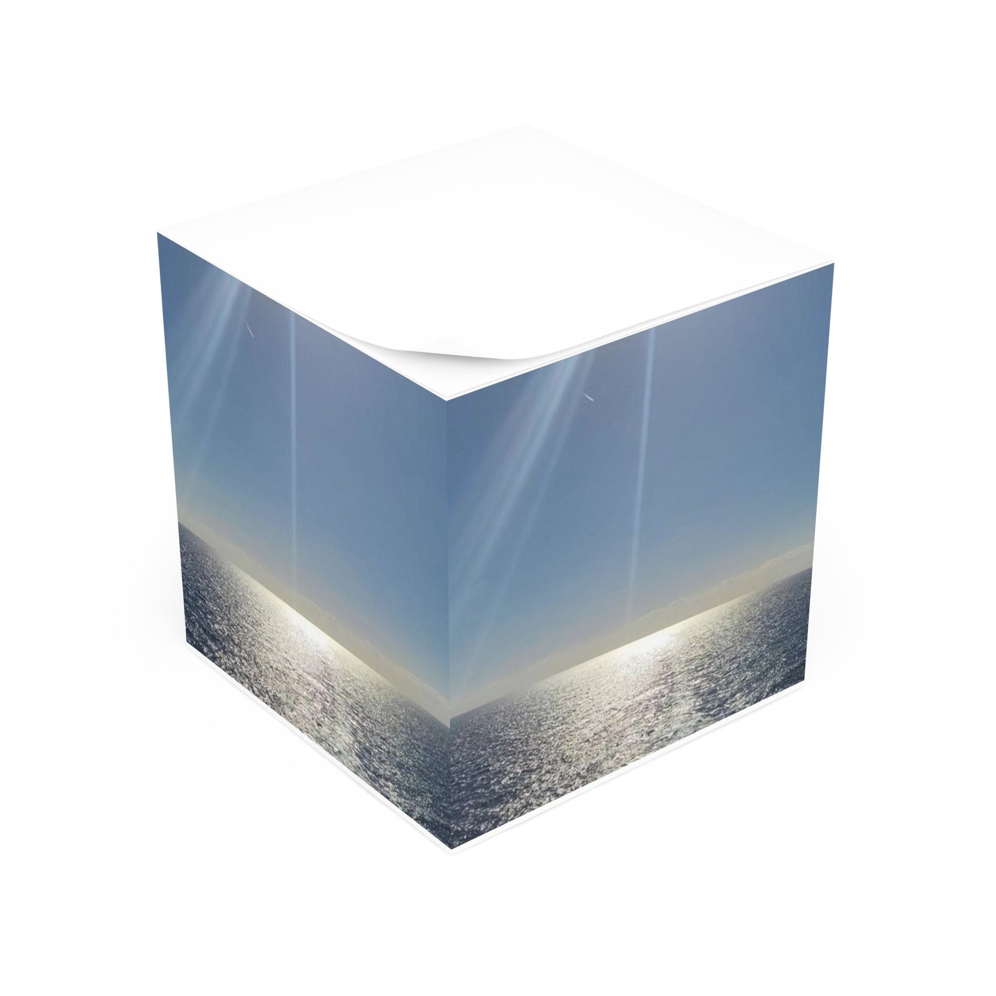 Ocean View Note Cube sticky note ocean sunrise desk office notes ocean gift office gift promotion gift home Ocean View for your desk