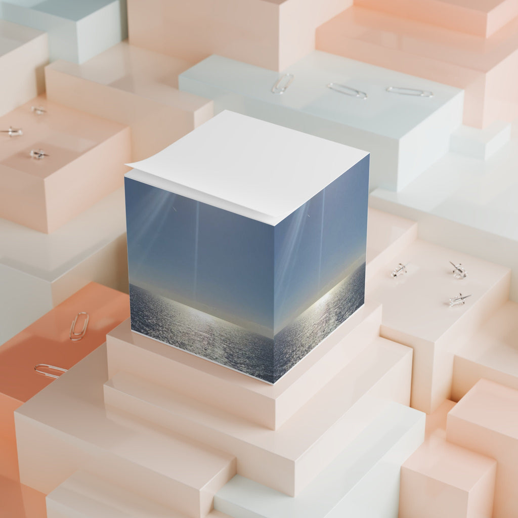 Ocean View Note Cube sticky note ocean sunrise desk office notes ocean gift office gift promotion gift home Ocean View for your desk