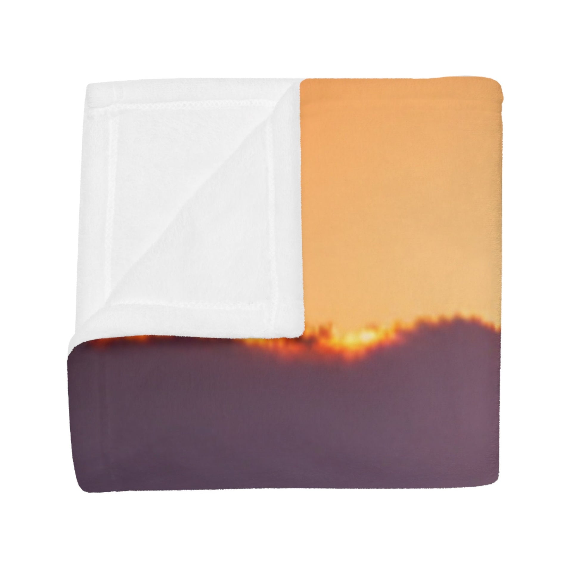 Whales at sunrise Plush Fleece Blanket perfect gift for every beach/ocean and nature lover
