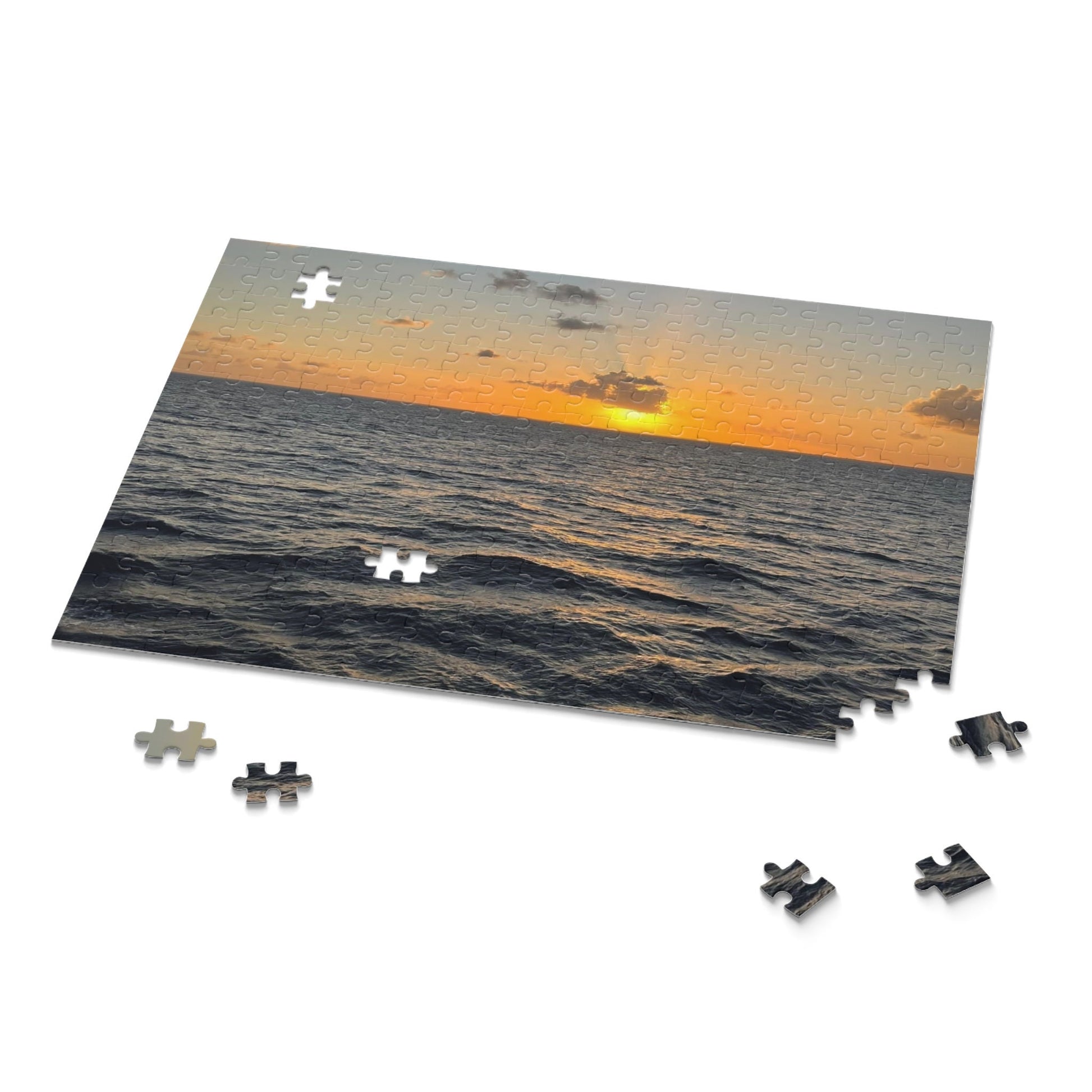 Ocean view at sunrise Puzzle (120, 252, 500-Piece)