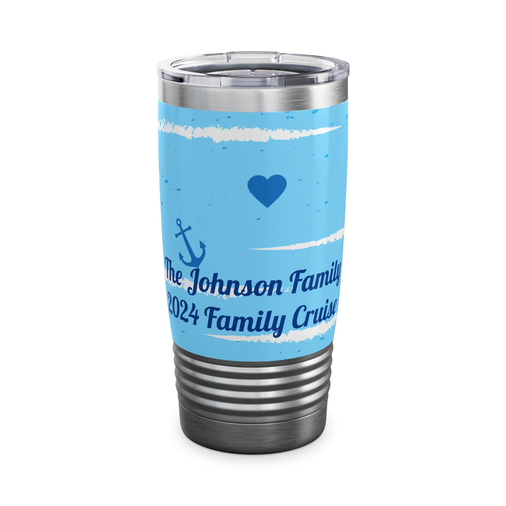 Personalized Ringneck 20oz Tumbler- perfect for family or group cruises, or wherever you're going! Make it your own!!