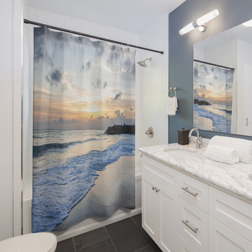 Shower Curtain beach view