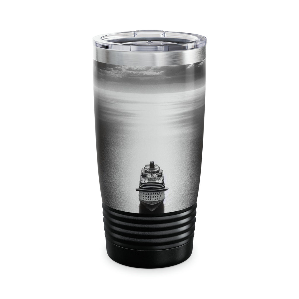 Cruise ship in the moon light Ringneck Tumbler, 20oz