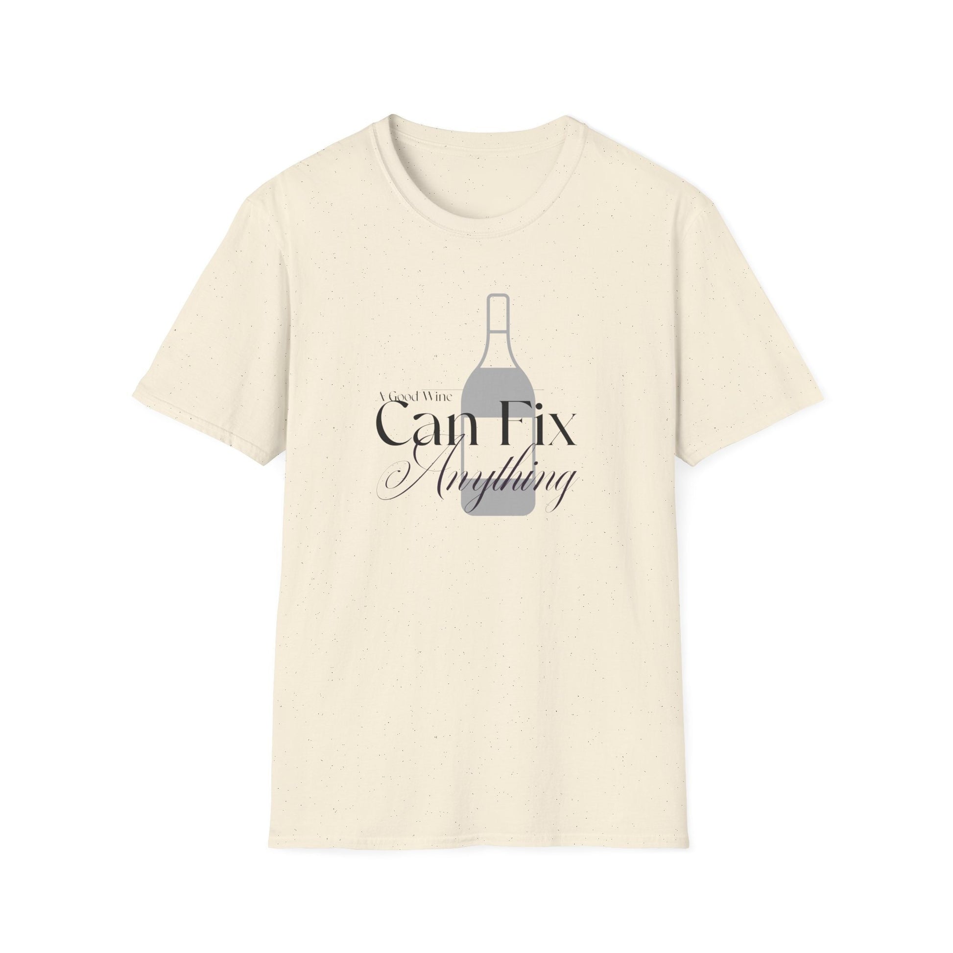 Gift for wine lover A Good Wine Can Fix Anything T-Shirt Funny Wine Lover shirt Gift Relaxed Fit Summer Tee for Friends & Parties