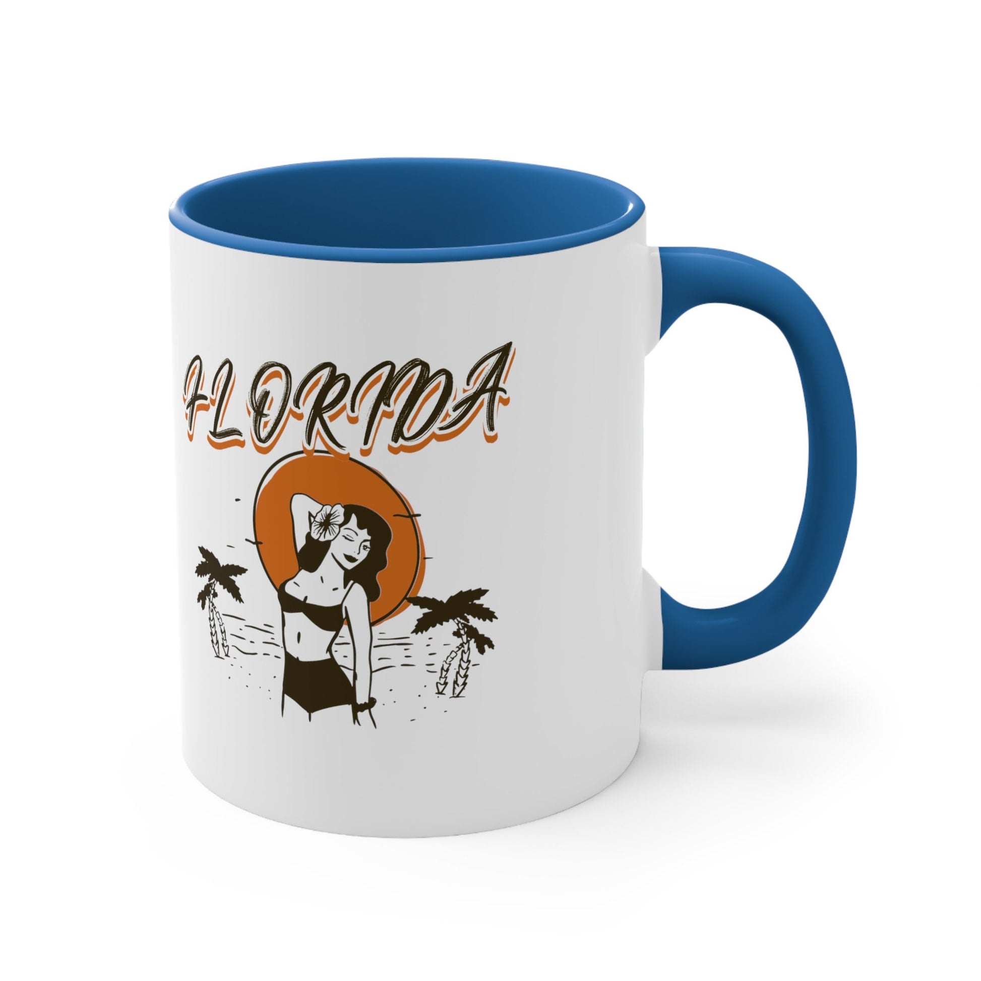 Retro Florida Coffee Mug, 11oz