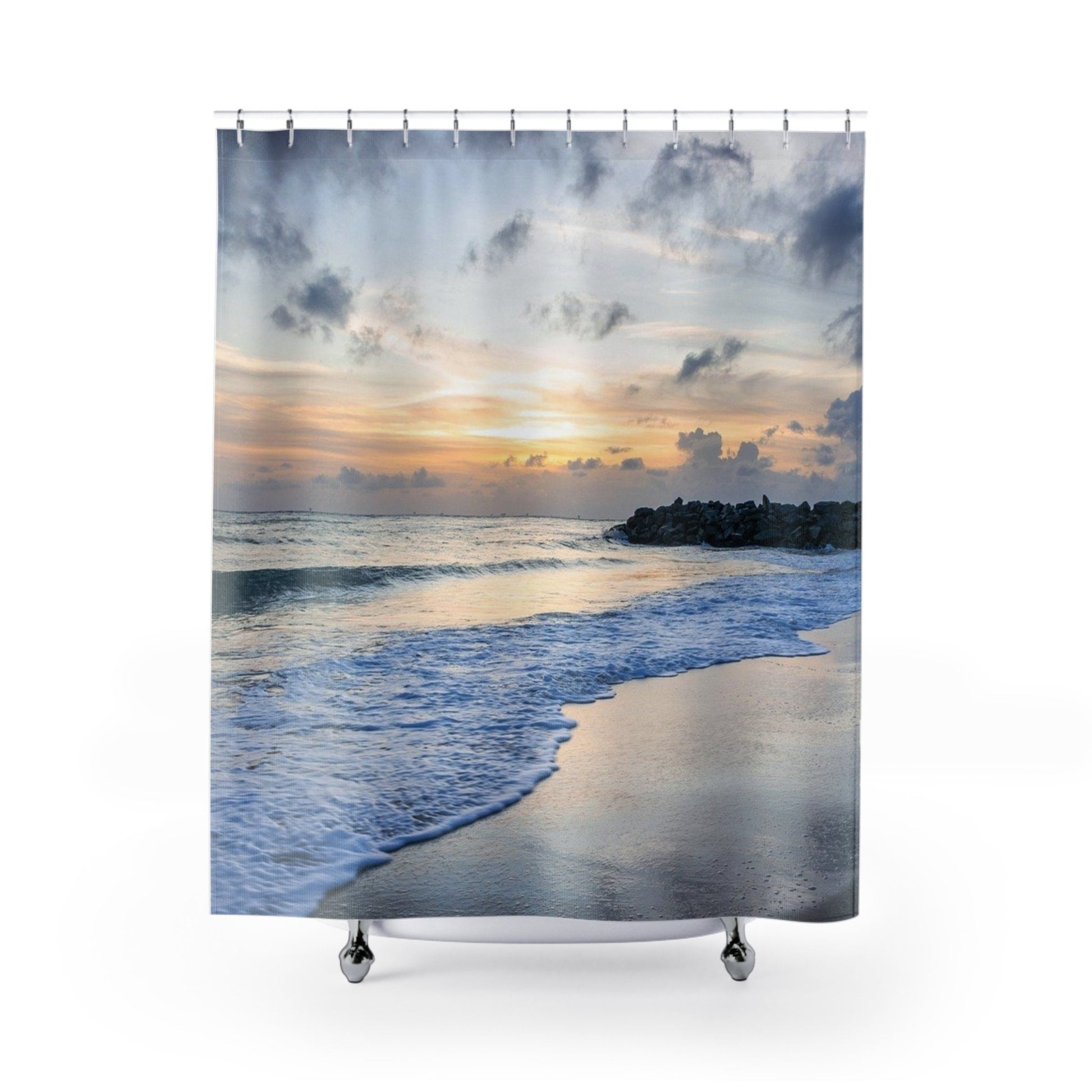 Shower Curtain beach view