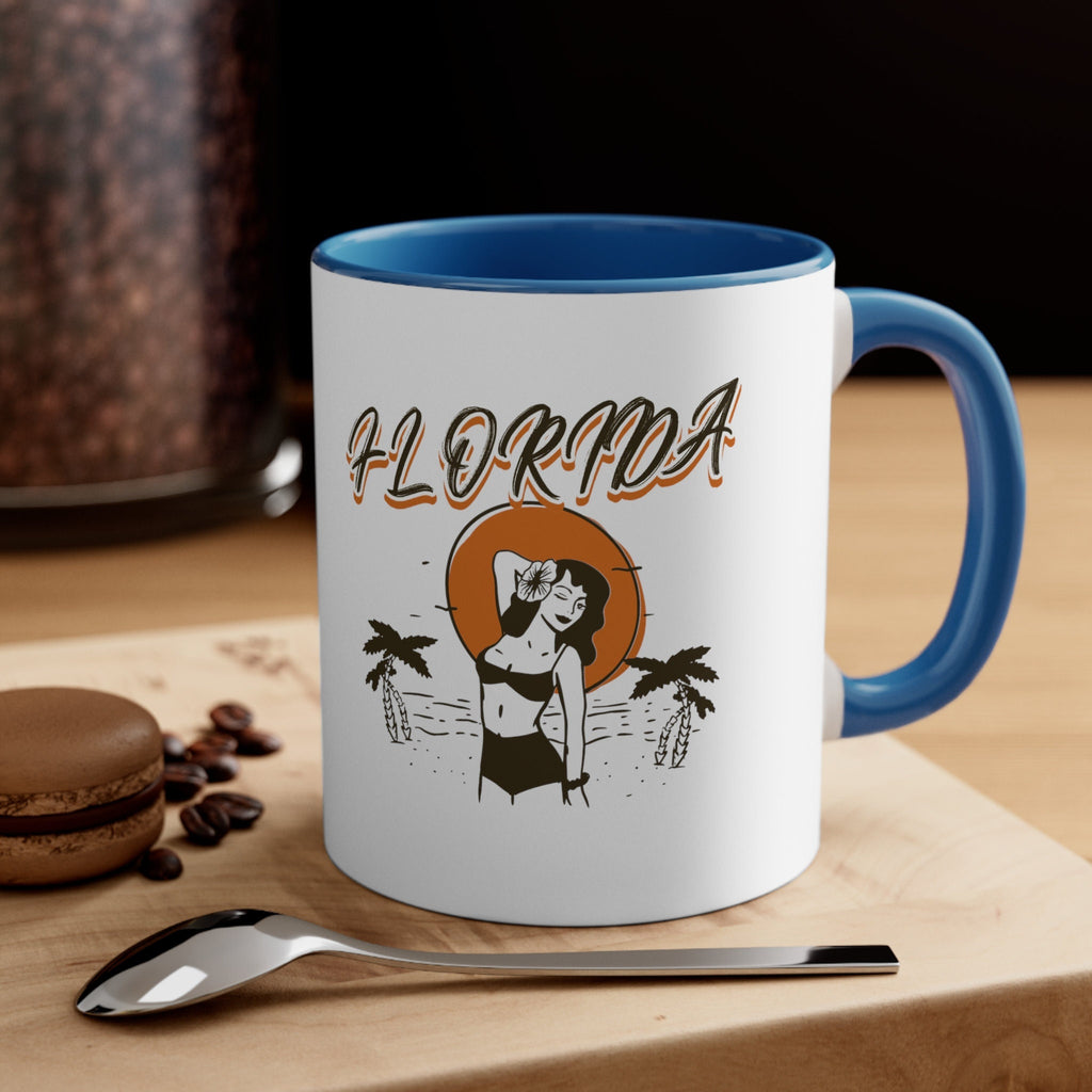 Retro Florida Coffee Mug, 11oz