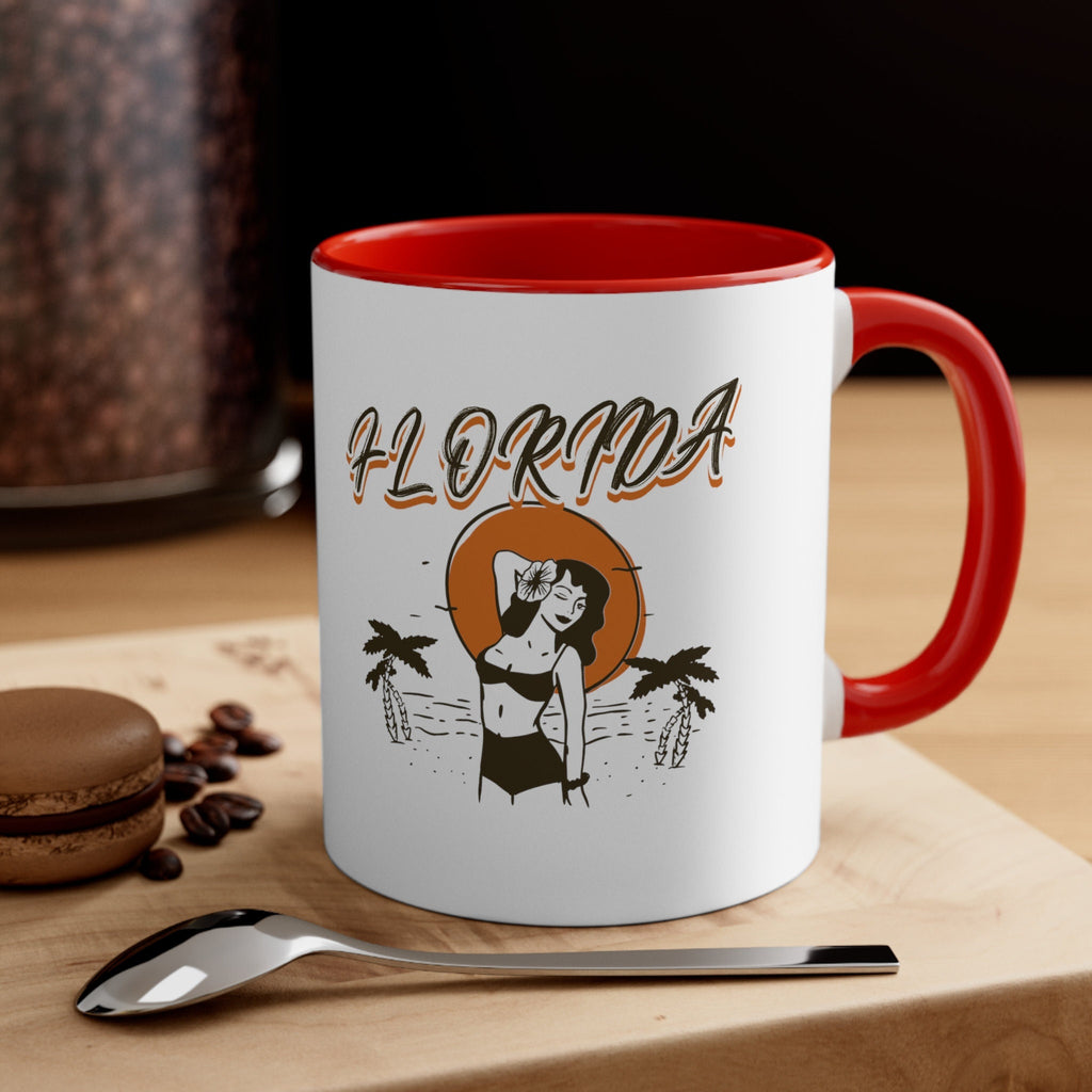 Retro Florida Coffee Mug, 11oz