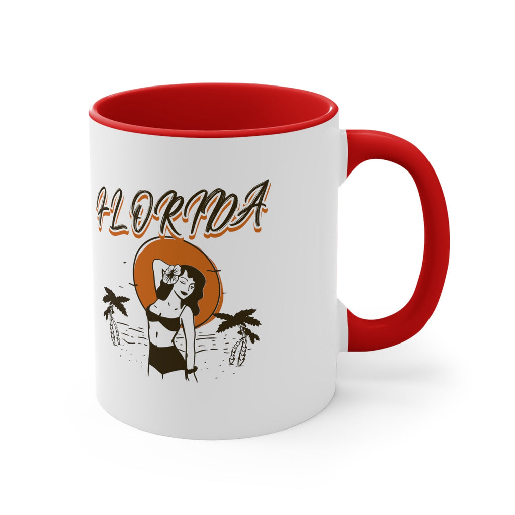 Retro Florida Coffee Mug, 11oz