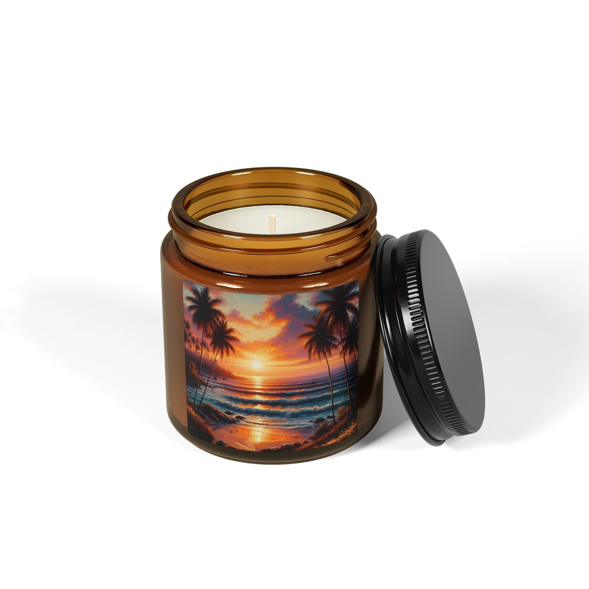 Scented Soy Candle Sunrise at the Beach (Multi-Sizes)