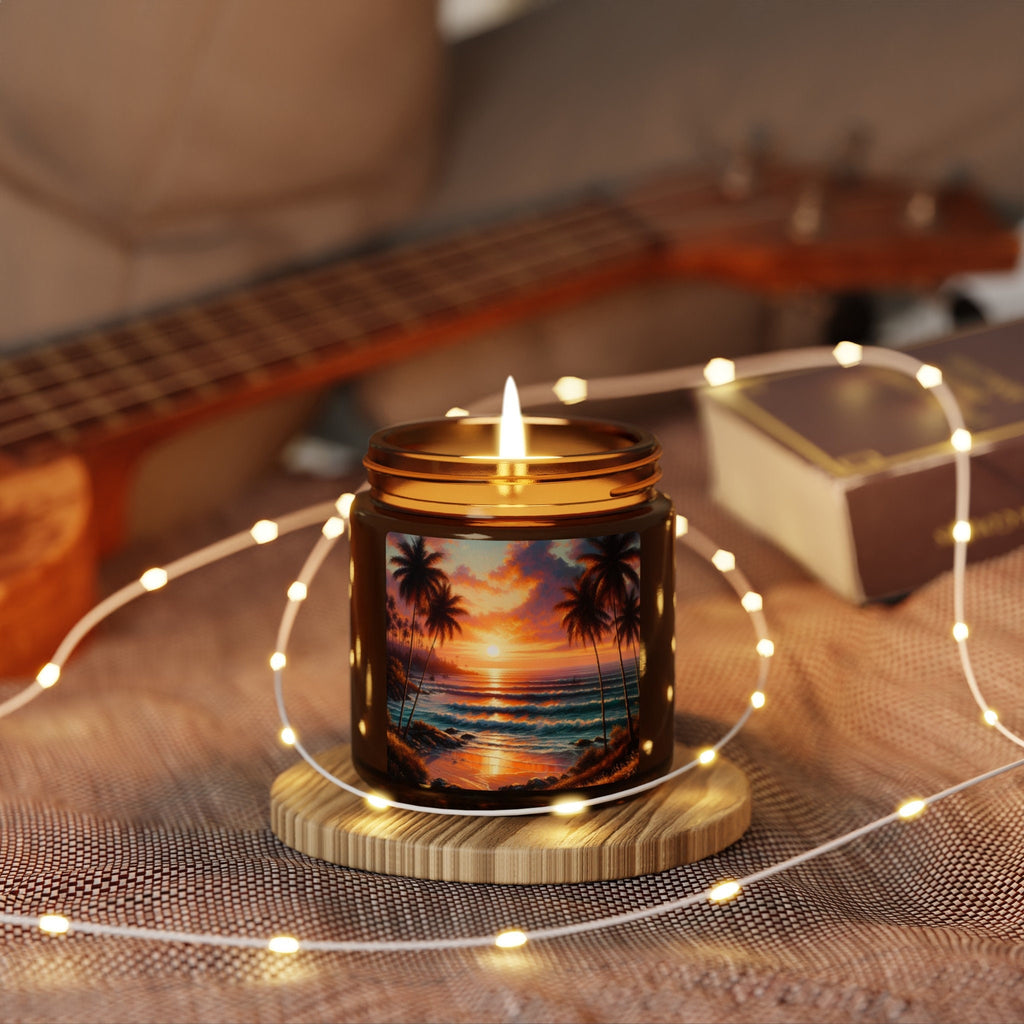 Scented Soy Candle Sunrise at the Beach (Multi-Sizes)