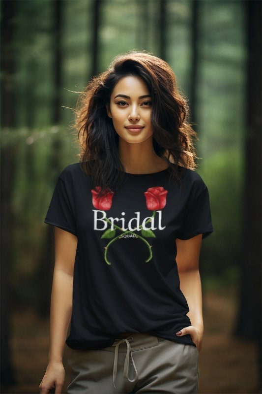 Bridal Squad T-Shirt | Matching Shirts for Bride Tribe | Wedding Party Tees | Cute Bridal Shower Gift Ideas