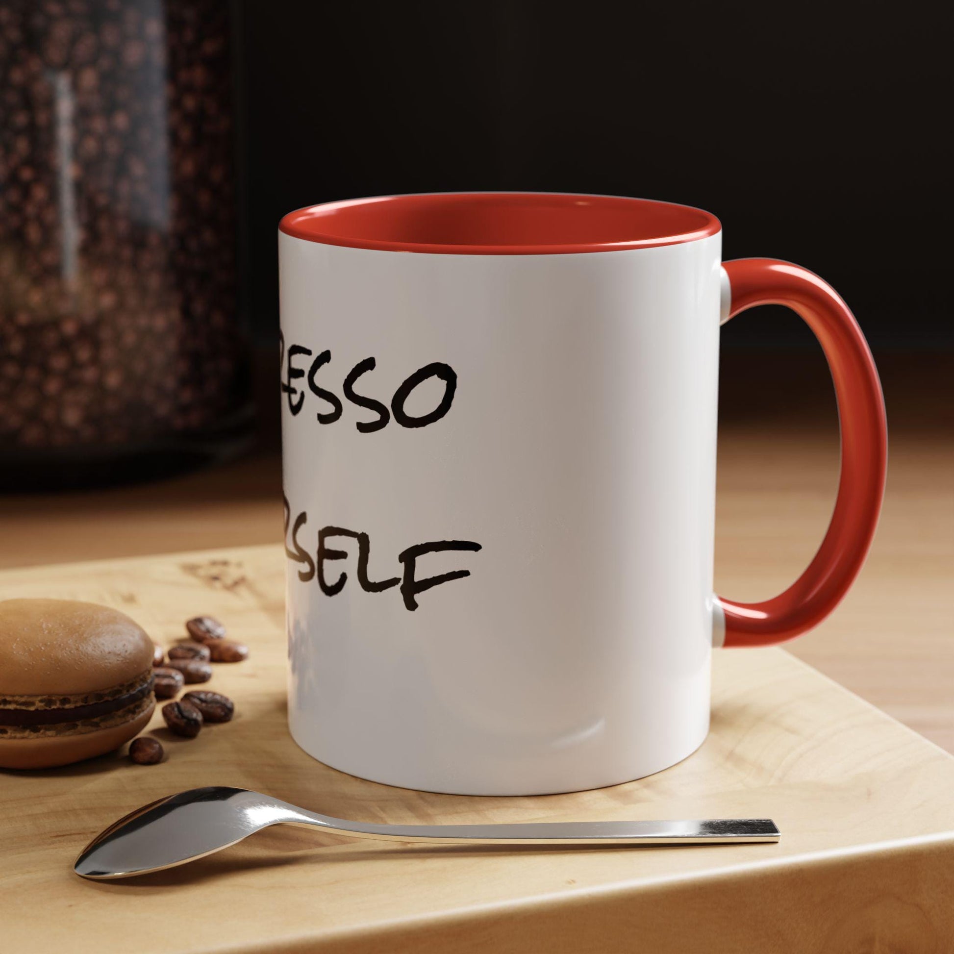 Funny Espresso Yourself Coffee Mug - Great Gift for Friends, Office Humor, Unique Kitchen Decor, 11, 15oz Sizes, Espresso Mug, Coffee Cup,