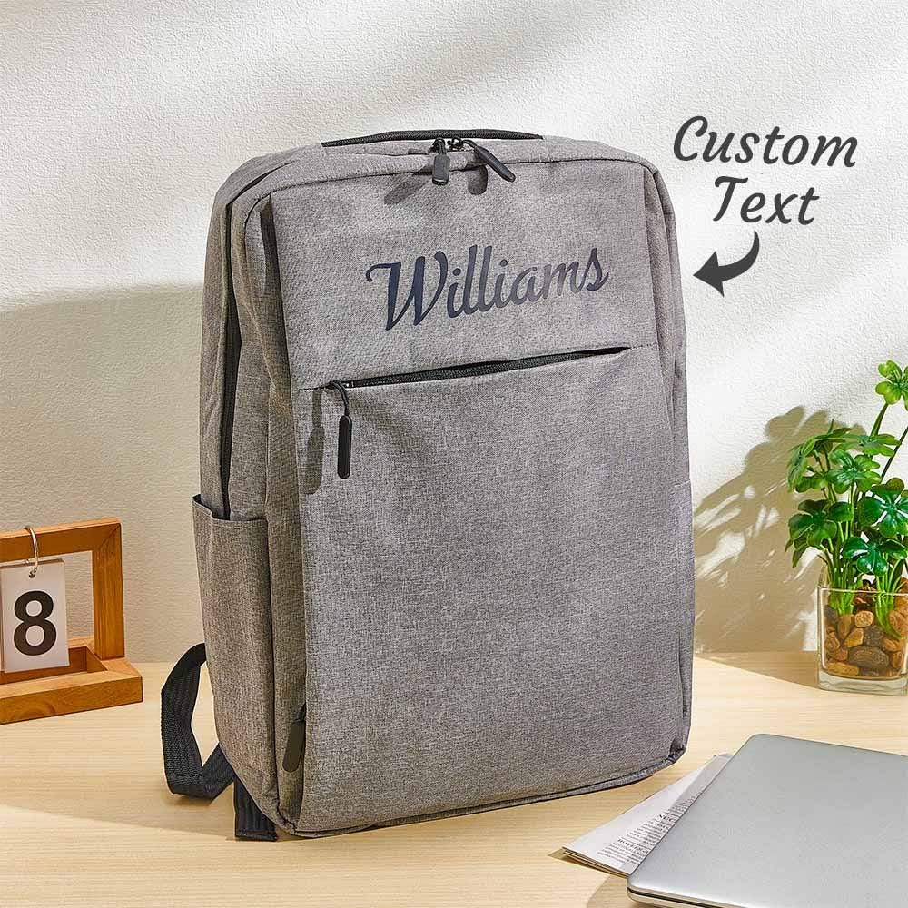Personalized Name Backpack for College and School, Laptop Bag Fits 15.6 Inch Notebook, Gift for Men & Women Back to School