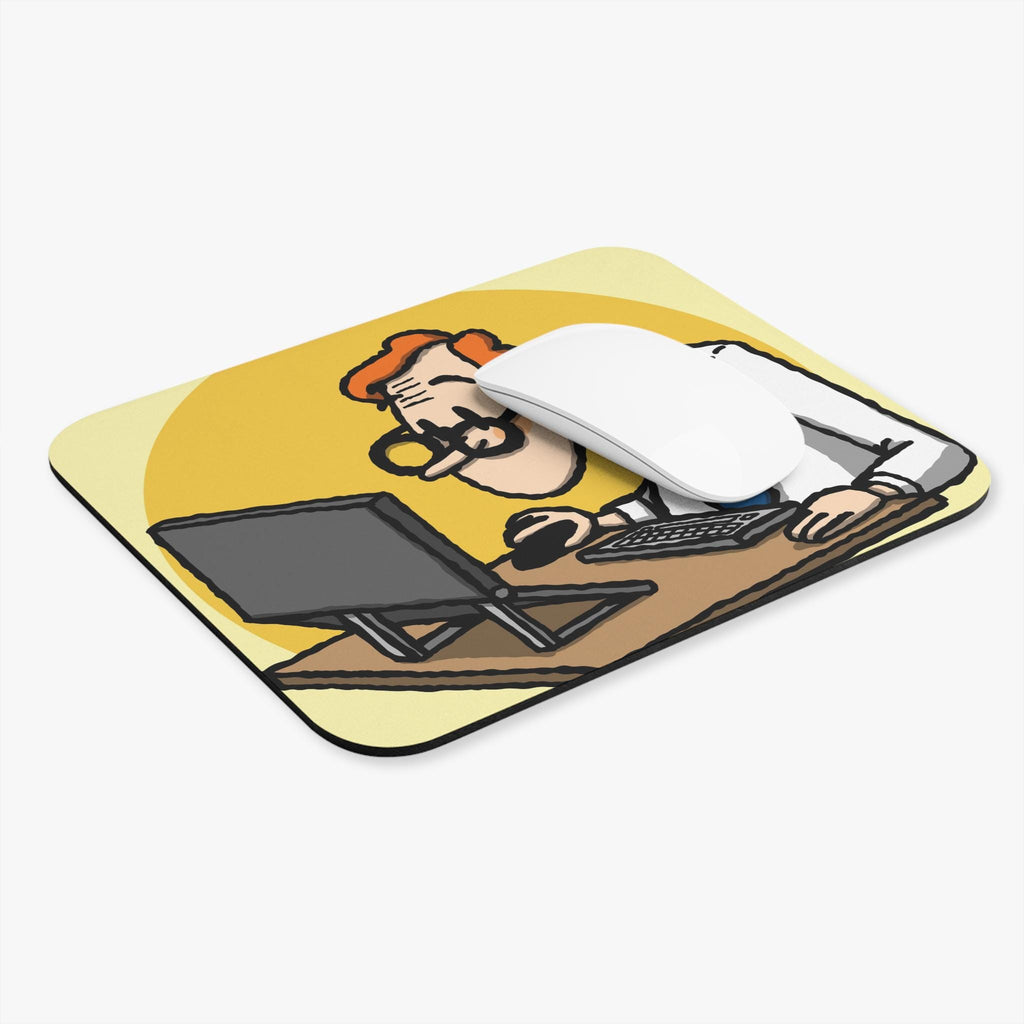 Whimsical Cartoon Mouse Pad, Office Desk Accessory, Gift for Gamers, Home Office Decor, Fun Workspace