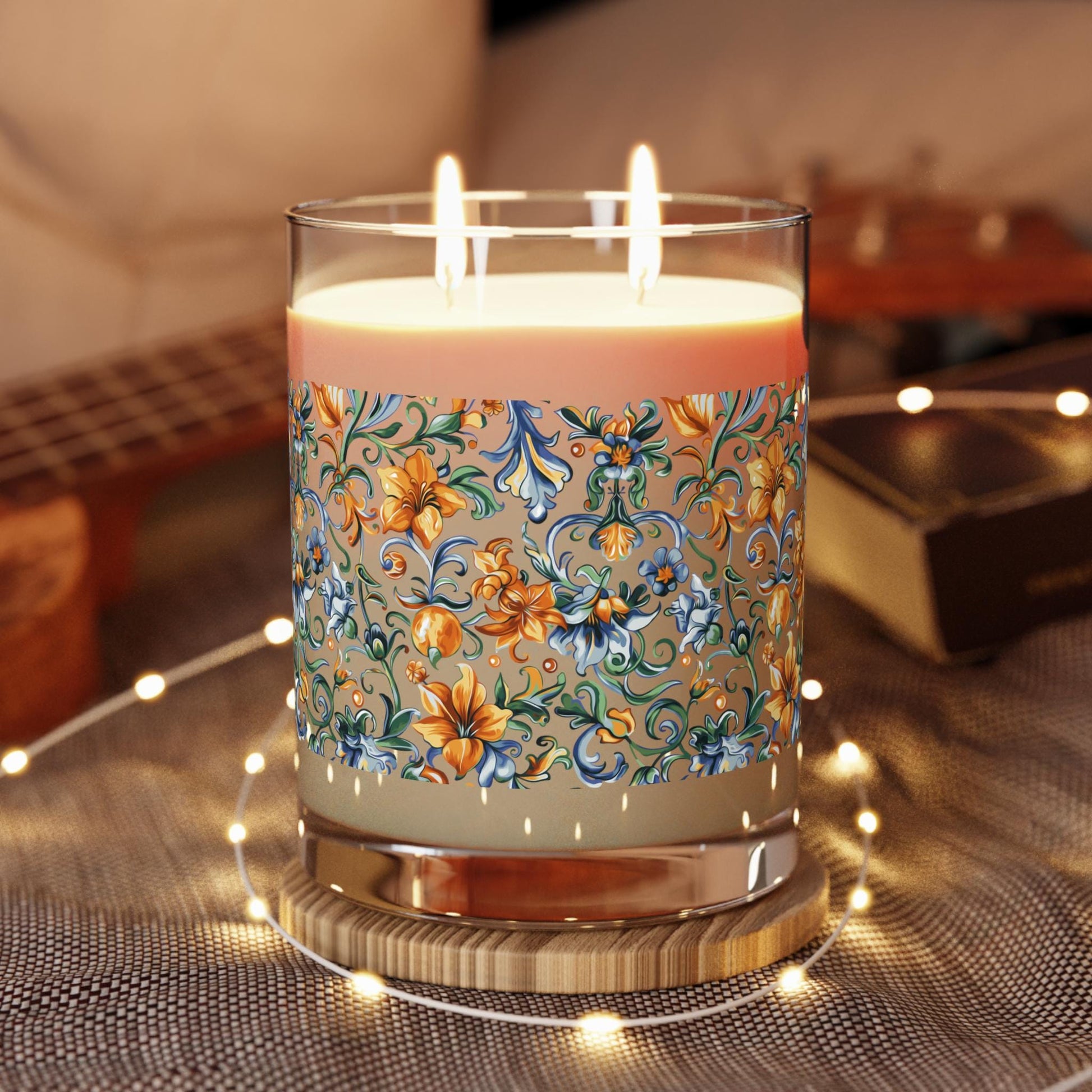 Flower Garden Scented Candle - 11oz Floral Decor, Relaxing Gift for Home, Aromatherapy Candle, Decorative Candle for Spa, Great smelling